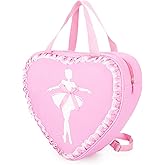 SEHXIM Cute Ballet Dance Backpack Tutu Dress Dance Bag,Ballet Bags for Girl,Personalized Waterproof Gym Bag (Pink)