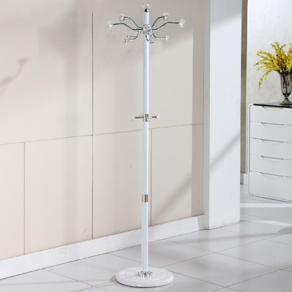 COAT RACK Stainless Steel Crystal Floor Hangers Rotary