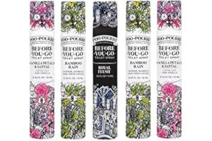 Poo-Pourri Before-You-Go Toilet Spray, Travel Size 10 mL, 5 Pack