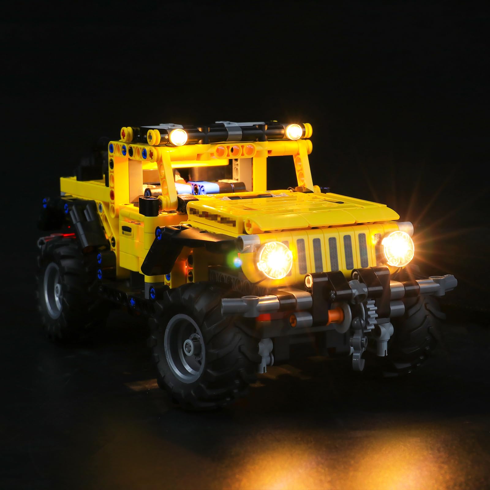 MENZAVA LED Light Set Compatible with LEGO 42122 Jeep Wrangler Technic Building Blocks Model - Model Set NOT Included