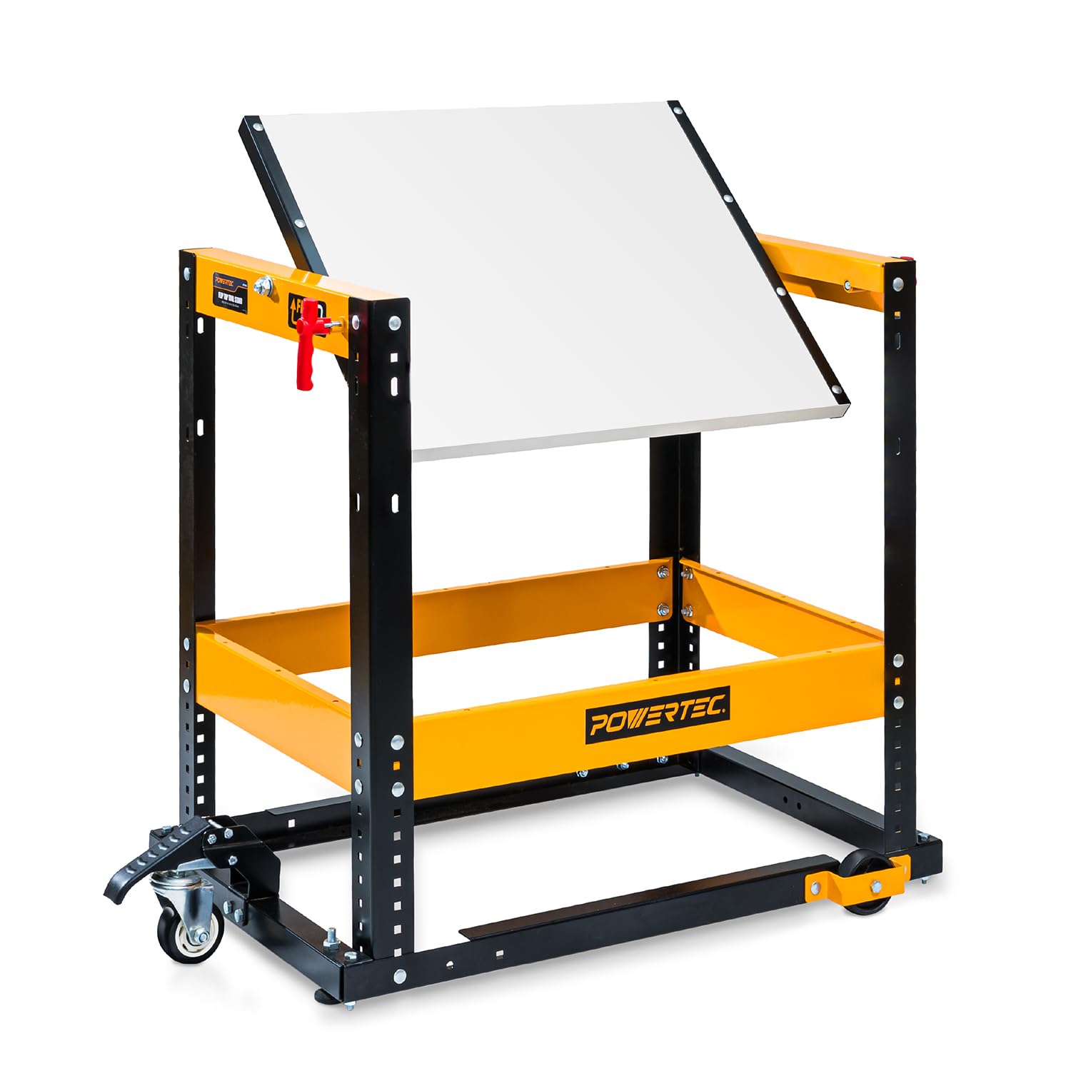Photo 1 of ** NEW ITEM ** POWERTEC Flip Top Tool Stand with Caster Wheels - Mobile Workbench with 300lb Capacity, for Benchtop Power Tools, Heavy Duty (UT1012)