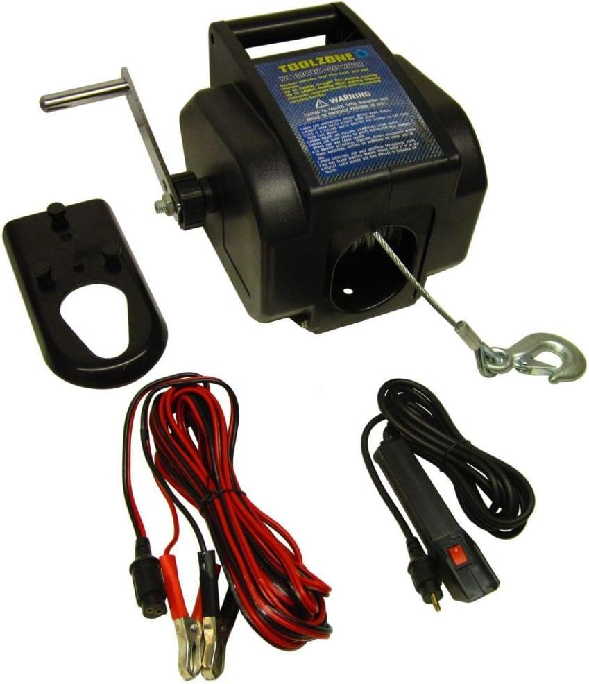 12v Trailer/Boat / Caravan/Trailer / Car Winch Tow Bar Cable Hook TE580