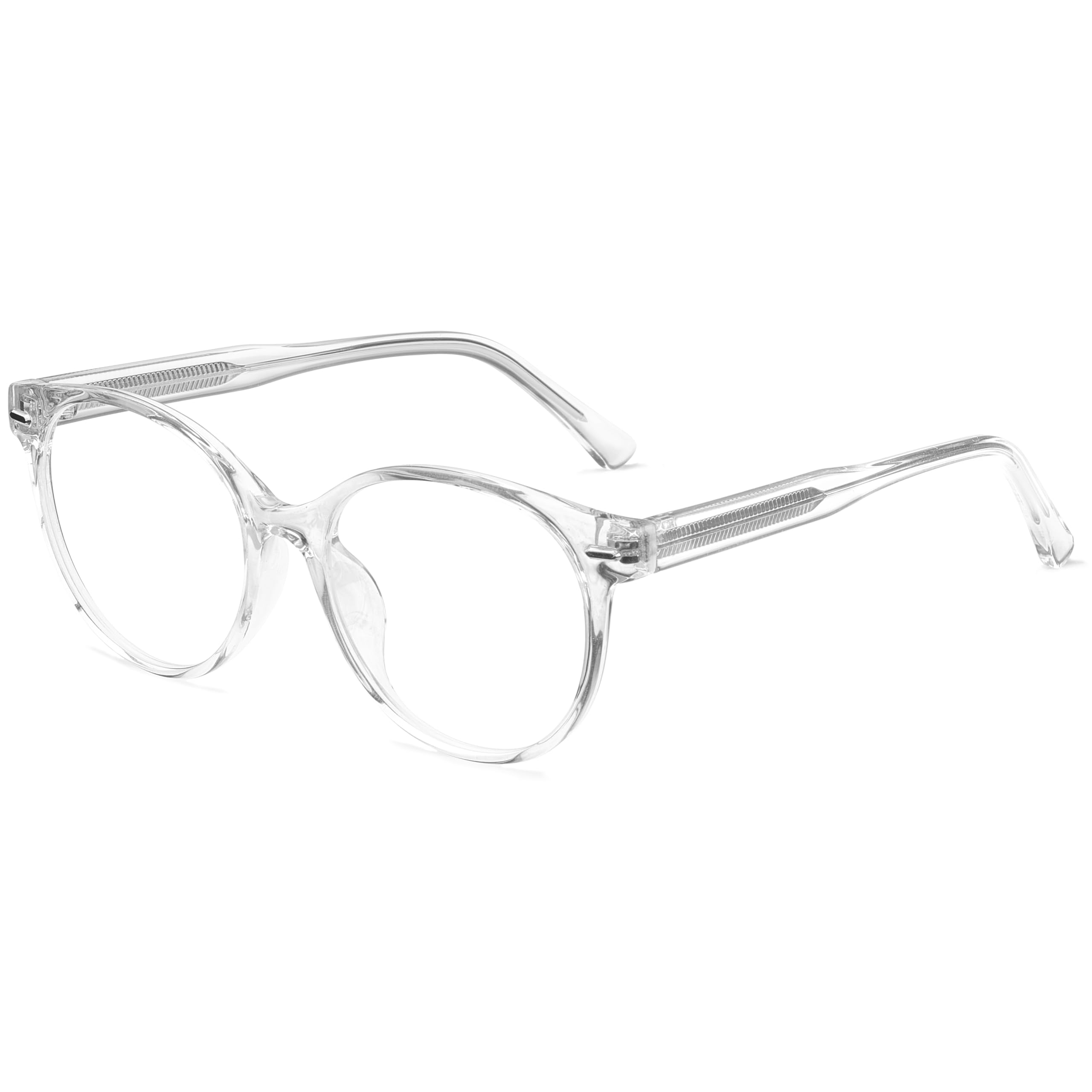 ANRRI Blue Light Blocking Glasses,Blue Light Filter Computer Glasses Women Clear Pink Men