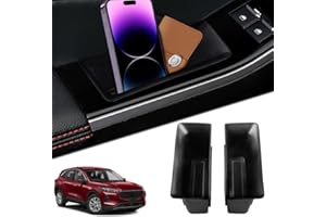 cutim Door Side Storage Box for 2020 2021 2022 2023 2024 Ford Escape Accessories, Armrest Phone Container, Door Organizer Handle Pocket ABS Tray (2-PC)