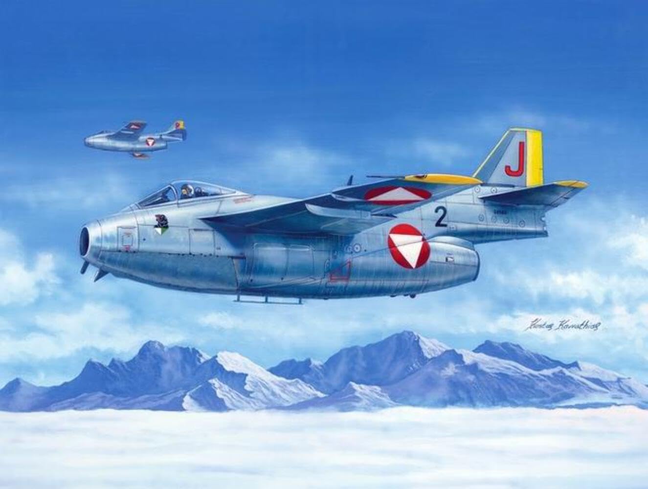 Hobbyboss 81745 "J-29F Flying Barrel Plastic Model Kit, 1:48 Scale
