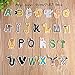 Iron on Patches Letters 26pcs A-Z Alphabet Patches Animal Shaped DIY Motif Iron On Or Sew On Patches Appliques for Jeans Jackets Backpacks (Style 1)