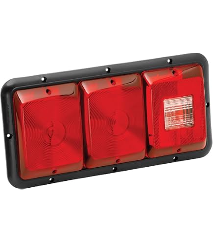 Amazon.com: Bargman 34-84-010 86 Series Red Tail Light Replacement