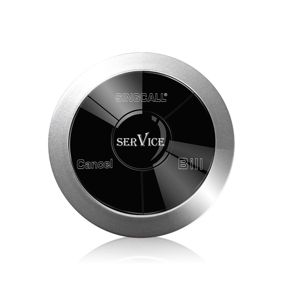 SINGCALL Wireless Paging System,Service Bill Cancel Three-button Pager APE330 Can't Be Used Alone