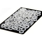 120 Noise Dampener O-Ring, Transparent / klar, SOFT (Shore 45A) f&uuml;r LED beleuchtete Cherry MX, Corsair MX, Kailh MX und weitere mechanische Keyboards / Tastaturen