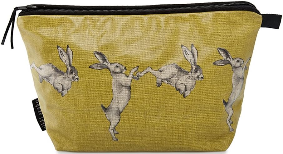 Boxing Hares oilcloth wash bag (citrus) - the perfect little gift!