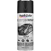 Dupli-Color ECWRC7947 Custom Wrap Matte Removable Automotive Paint &ndash; Carbon Black Spray Paint - 11 oz. Aerosol Can