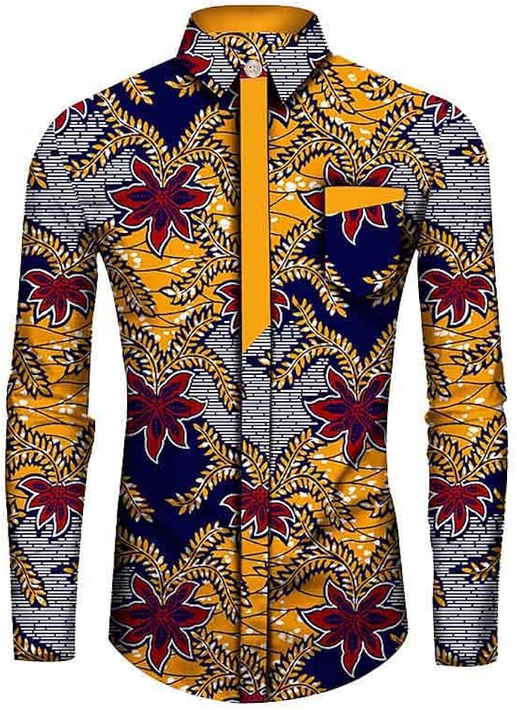 ankara dress shirt