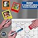 Smart Magnetic Dry Erase Calendar - Refrigerator Whiteboard Monthly Planner Will Organize Your Life to a Tee – 17” x 11” Board for Fridge, Eraser, 3 Markers – Bonus 3 Magnetic Photo Frames – by RBSD