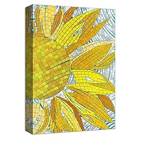 Canvas Wall Art Abstract Mosaic Collage...
