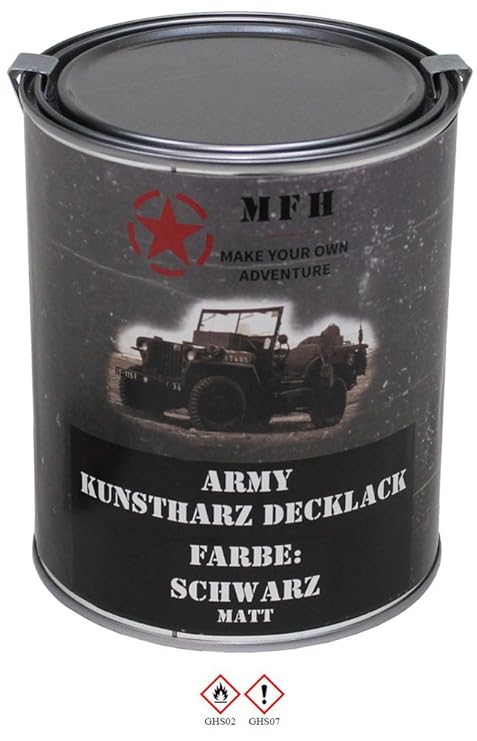 MFH Farbdose Army schwarz
