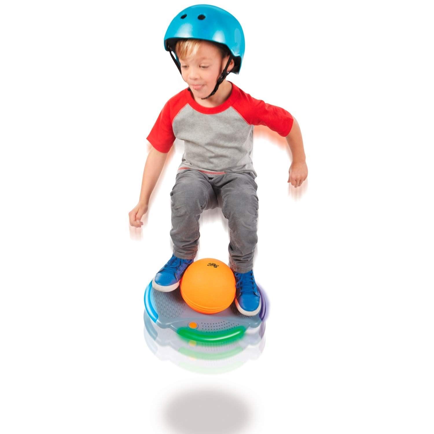Little Tikes Pogo It Toy Ball - Interactive Lights & Sounds Balancing Board for Kids - Jump, Spin, Bounce, Flip, Hop, Wobble Deck - Electronic Interactive Indoor Outdoor Gaming Age 4-10 Years Old