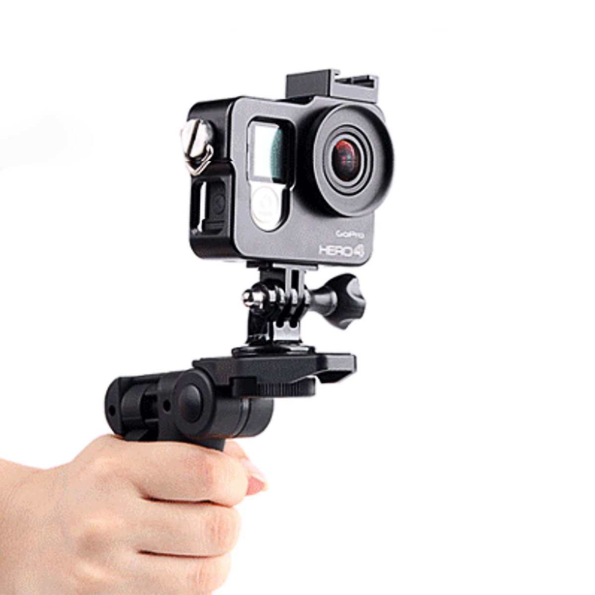 ProCIV Mini Tripod,Mini Tripod Mount + Phone Holder Clip Desktop Self-Tripod for Digital Camera & iPhone 6/6S/5S/SE,Samsung Galaxy S5/6/7 Note 2 3 4 and other Smartphones(Phone Clip / Gopro Clip)