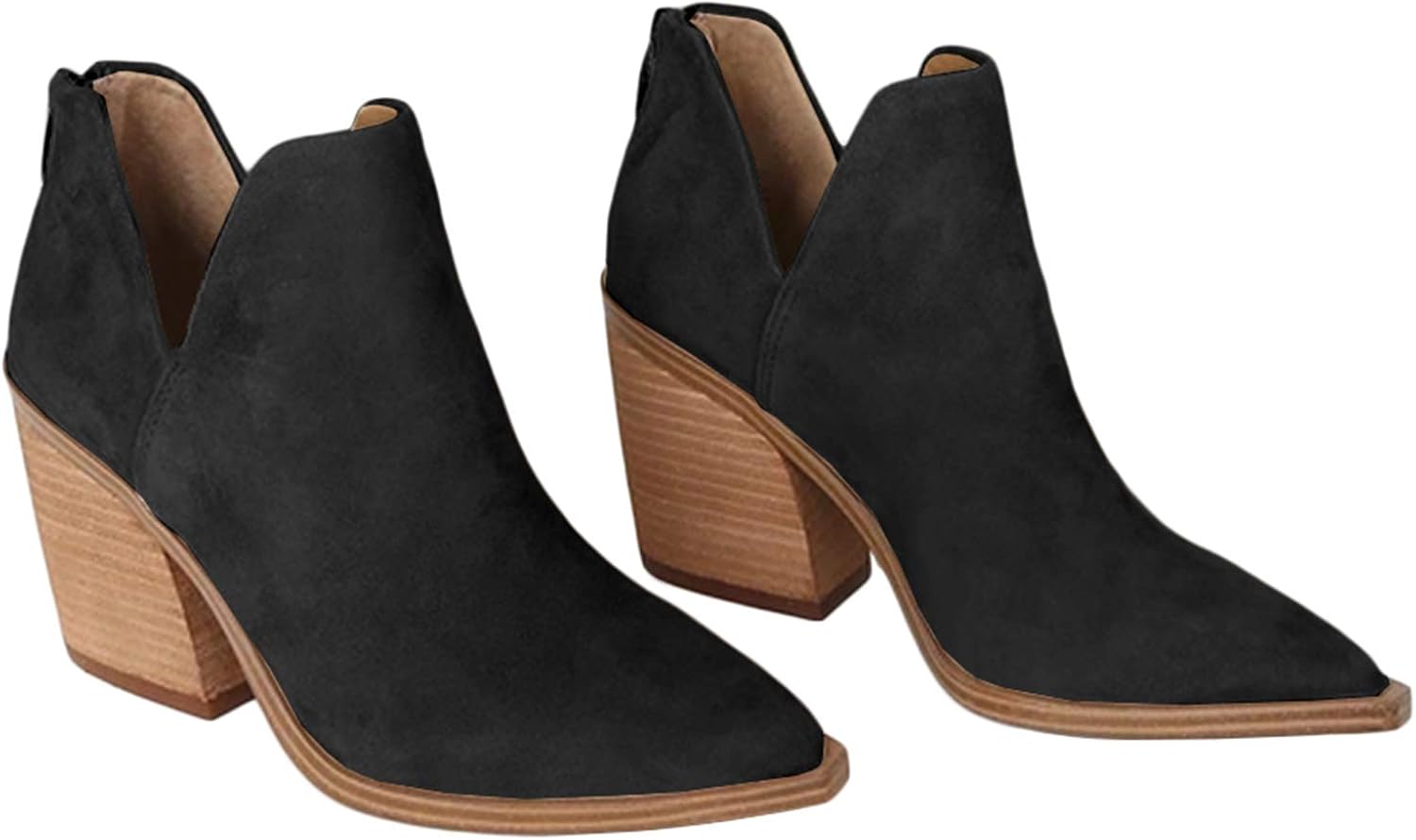 womens pointed toe booties