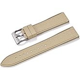 JWNSPA 20MM 22MM Fluoroelastomer/FKM Rubber Watch Bands for Men Women - Quick Release Replacement Waterproof Sport Straps