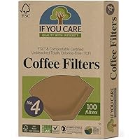 100 Filtri Caffè Naturali 100 Filtri Caffè If You Care N.4 Non - Foto 4