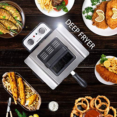 Secura Electric Deep Fryer 1800WWatt Large 4.0L/4.2Qt Professional