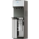 Brio 520 UV Self-Cleaning Bottleless Water Cooler Dispenser, UL Certified | Built-in 2 Stage Filtration (2 Free Replacement Filters Included) Reduces PFAS &amp; Microplastics | 3 Temp (Hot Cold, Room)
