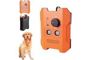 Bark Guard Pro for Dogs, Ultrasonic Dog Bark Deterrent Device, 50 FT Range Anti Barking Device, Three-Gear Adjustable, LED Li