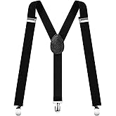 Wahijihe Suspenders for Men Women Boys,Adjustable Y-Back
