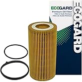 ECOGARD X5581 Premium Cartridge Engine Oil Filter for Conventional Oil Fits Volkswagen Jetta 2.5L 2005-2014, Beetle 2.5L 2006-2014, Passat 2.5L 2012-2014, Passat 2.0L 2006-2008, Rabbit 2.5L 2006-2009