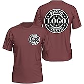 Custom T-Shirts for Men and Women, Custom Shirts, Personalized Cotton t-Shirts with Photo Logo Text