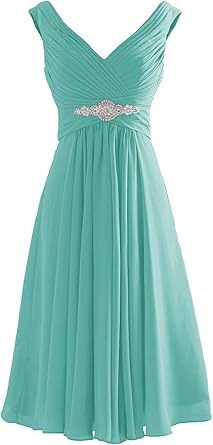 aqua bridesmaid dresses short