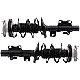 TRQ Front Strut & Coil Spring Assembly Set Driver & Passenger Sides Compatible with 14-19 Cadillac CTS