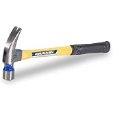 VAUGHAN 999 Series Framer, 20 Oz Fiberglass, Assembled in the USA | Heavy Ripping Hammer, Long Neck for Power Strikes, Milled Face Grips Nail Heads, Fiberglass Handle, 20 Oz, VN10538