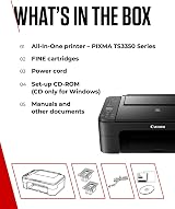 Canon PIXMA TS3350 Series Wireless All-in-One Printer with LCD Display view 7