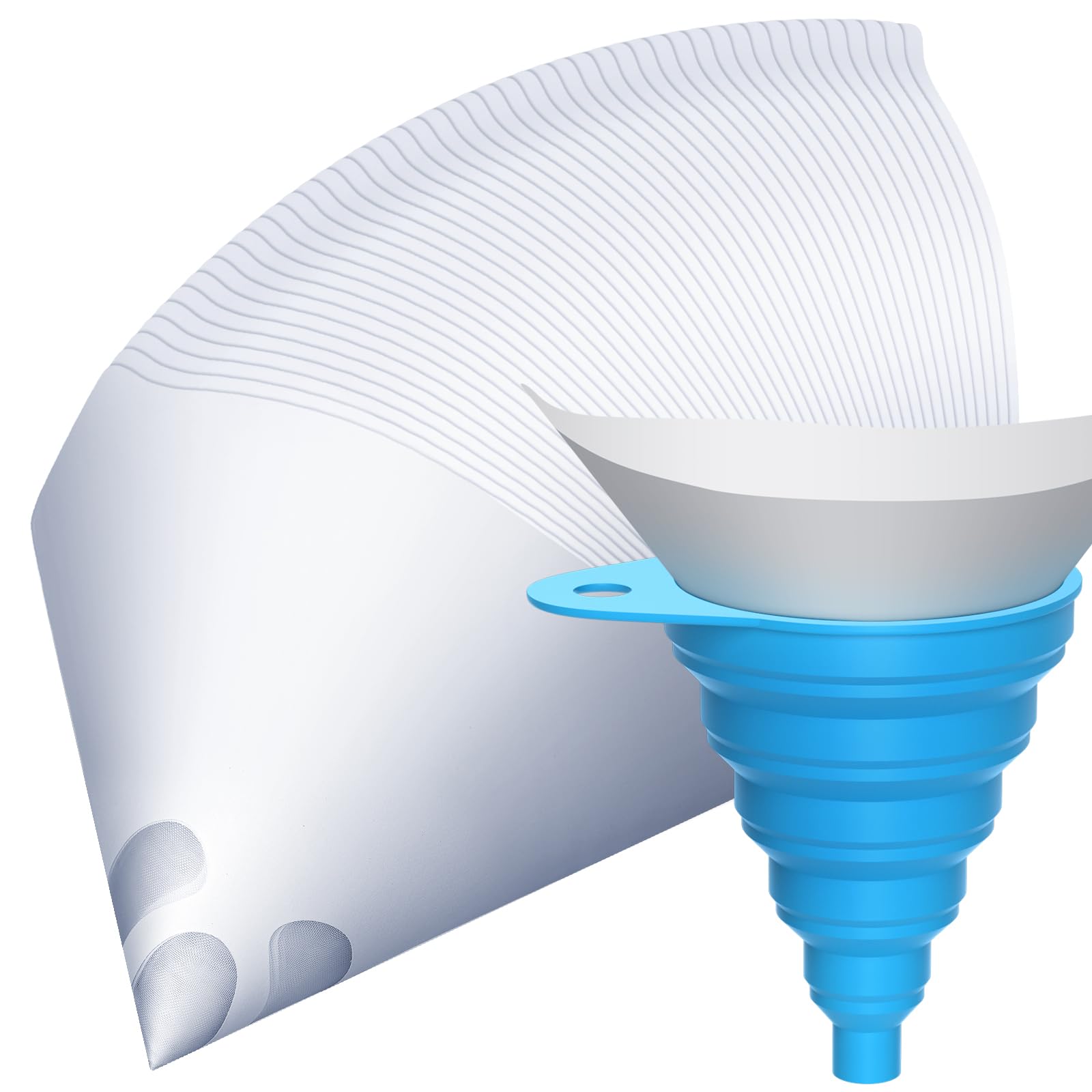 Icepark Paint Strainers, 200pcs Paper Cone Filter with 100 Micron Filter Tips, Compatible with Air Brush Mixes, Resin Printing, Kitchen, 3D Printing
