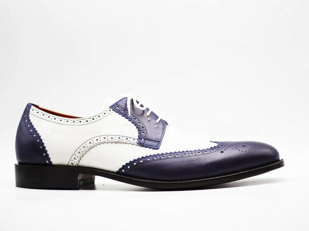 purple brogues