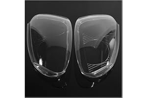 Pair Front Headlights Lens Shell Cover Lampcover Transparent Lampshade Compatible For VW Golf 5 MK5 Jetta Rabbit 2005-2009(Pa