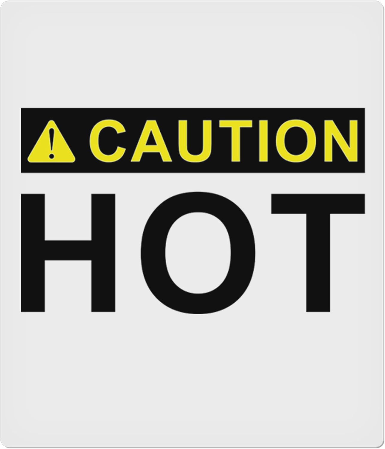 Amazon.com: TooLoud Caution Hot Warning Sign 9 x 10.5 Rectangular