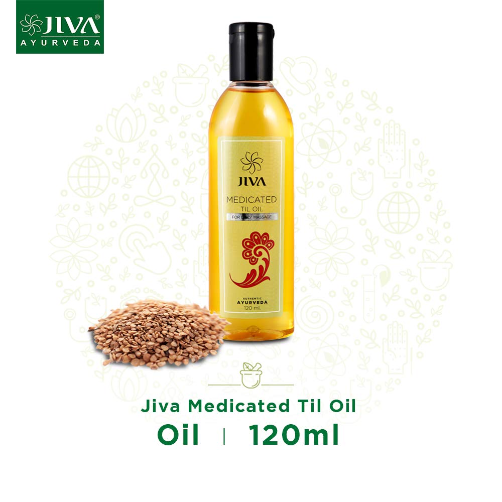 Jiva ayurveda Medicated Til Oil (120 ml) Amazon.in Health & Personal Care
