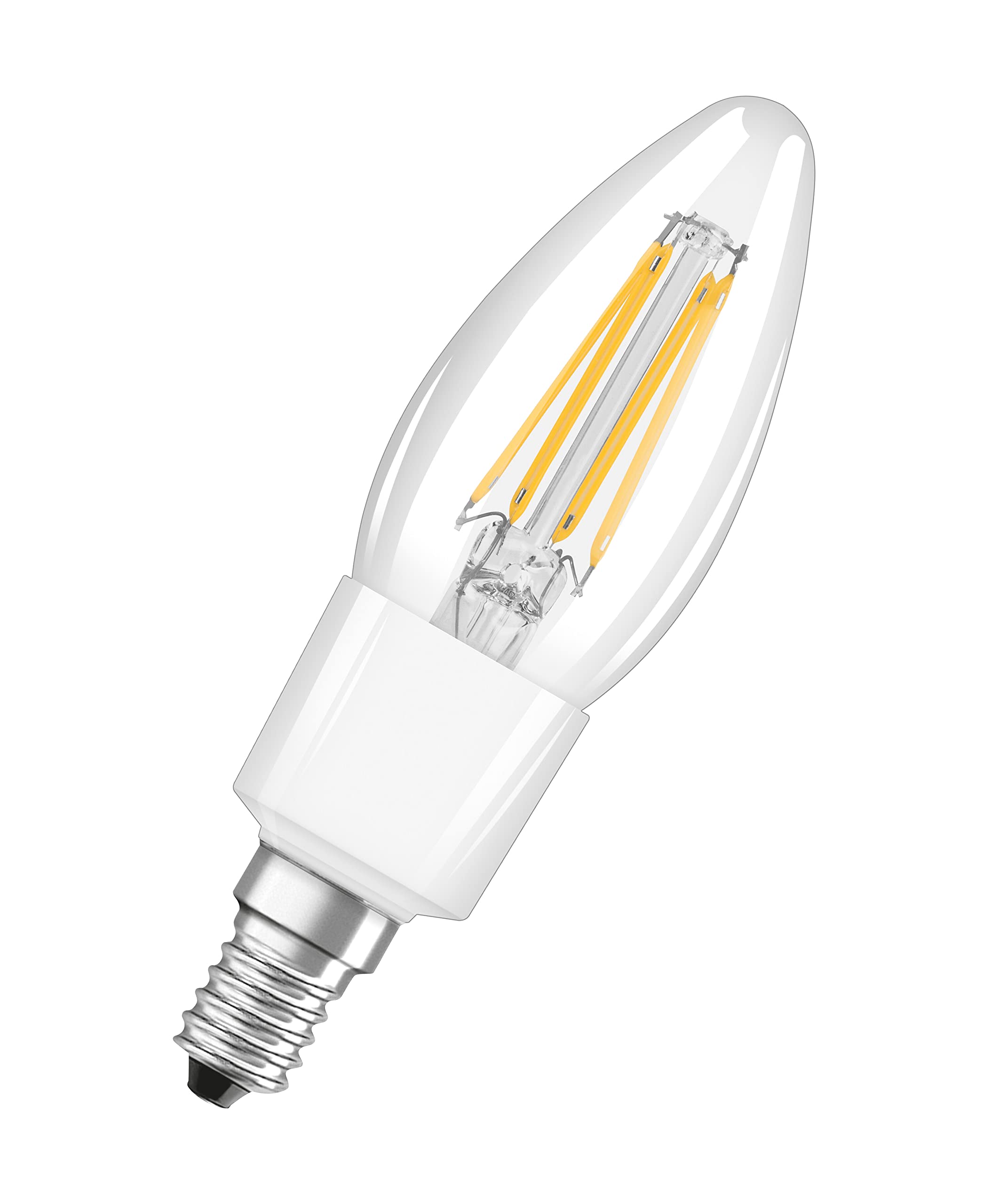 LEDVANCE LED lamp | E14 | Warm White | 2700 K | 4W=40W | Smart+ Filament Classic Dimmable