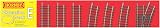Hornby OO Gauge Track Extension Pack E - Straight, Curves, Point, Buffer Stop