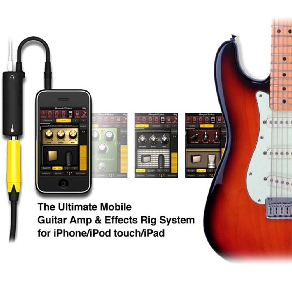 Guitar Effects Interface Adapter Converter Link for iPhone,iPad,iPod Touch: Industrial & Scientific