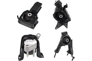 LOONGRIE Engine Motor and Trans Mounts Compatible with 2003-2008 Corolaa (1.8L) and 2003-2008 Matrix(1.8L) and 2003-2008 Pontiac Vibe (1.8L) Auto Transmission Repklace OE A4220 A4219 A4218 A4221 Set of 4