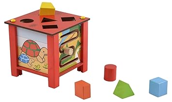wooden activity box
