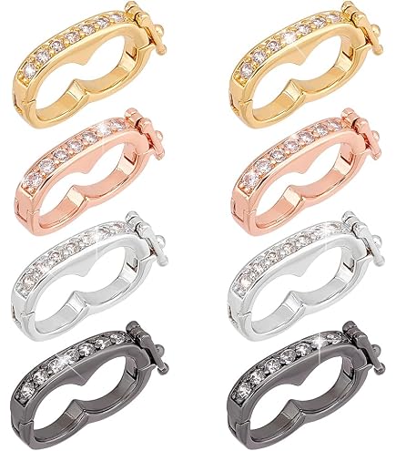 2pc Sterling Silver Infinity Clasp – Figure 8 Lobster Catch, 14.5mm – Made In Italy By Mayas Gems