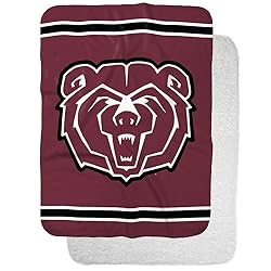 Missouri State University Primary Logo Stripes