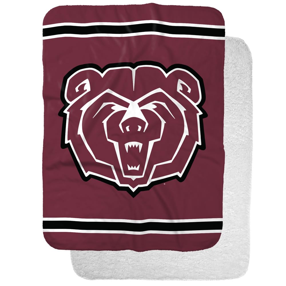 Missouri State University Primary Logo Stripes