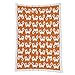 Lolli Living Knitted Mod Jacquard Blanket in Fox. 100% Cotton Knitted Baby Blanket