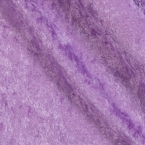 Ben Textiles Inc. Stretch Panne Velvet Velour Lilac Fabric By The Yard
