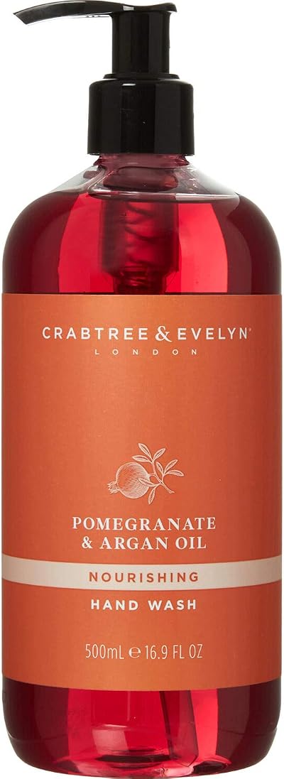 Crabtree & Evelyn Pomegranate Argan Oil Hand Wash Nourishing 500g Gentle
